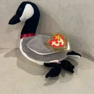 Ty Beanie Baby Loosy The Goose, NWT
